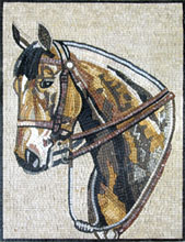 AN438 Horse head Mosaic