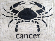 Cancer Zodiac Mosaic