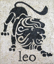 Leo Zodiac Mosaic
