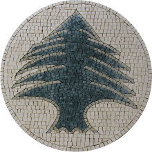 Lebanese Cedar Mosaic Tile Art