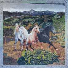 AN1130 Three Horses Masterpiece Mosaic