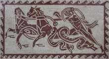 AN1147 Neptune Trident Chariot Hippocamps