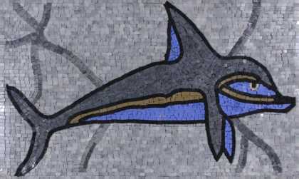 AN1180 Bold Dolphin Mosaic