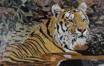 AN1222 Tiger in the Forest  Mosaic