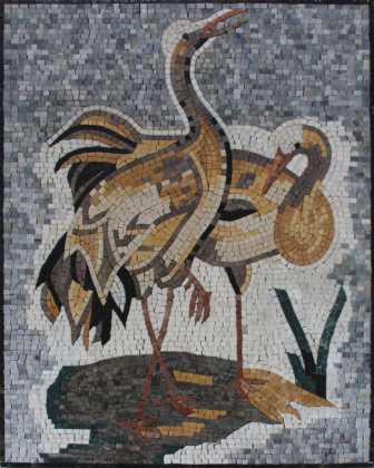 Heron Bird Mosaic
