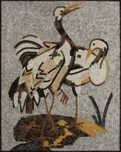 Birds at the Lake Mosaic