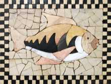 Fish Slate Art Mosaic