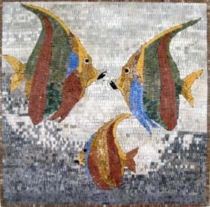 Angel Fish Mosaic Art