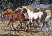 AN261 Horse trio Mosaic