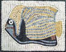 Big Fish Black Border  Mosaic