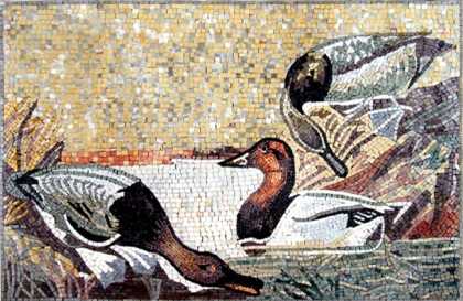 AN313 Beautiful ducks  Mosaic