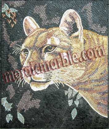 AN347 Tiger head Mosaic