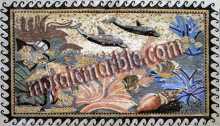 AN362 Beautiful underwater life mosaic