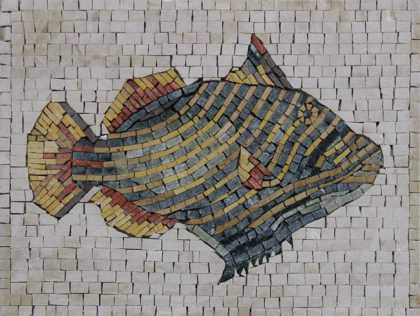 AN406 Colorful fish Mosaic