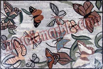AN468 Flying butterflies Mosaic