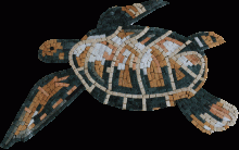 AN529 Sea Turtle Peace Essence Mosaic