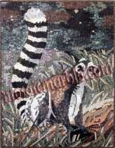 AN541 ringtail lemur landscape Mosaic