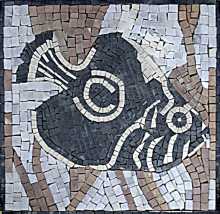 AN59 Fish stone tile Mosaic