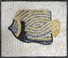 AN62 Simple Sea Nautical Fish  Mosaic