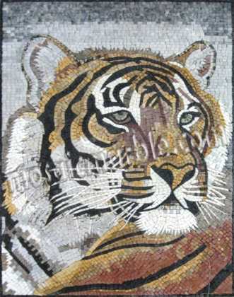 AN641 Tiger head Mosaic