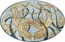 AN643 Fish art mosaic