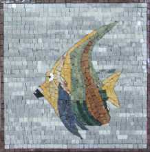 AN706 Colorful fish Mosaic