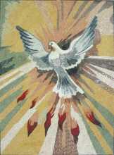 AN749 Dove of peace Mosaic