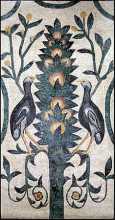 Birds and Flower Tree Mosaic