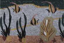 Reef Life Fish Mural Mosaic