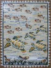 AN811 Sea turtles and fish Mosaic