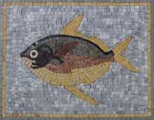 AN904 Animal Fish Underwater Handmade Art  Mosaic