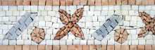BD116 Pastel flower design mosaic