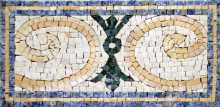 BD168 Elegant spirale shape design Mosaic
