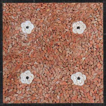Crazy Cut Mini Flowers Floor Tile Mosaic