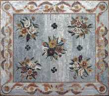 CR1 Elegant floral carpet Mosaic
