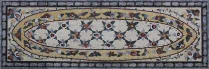 CR1108 Artistic Floral Floor Carpet Rug Home  Mosaic