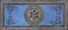 CR1197 Roman Floral Central Medallion Mosaic