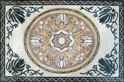 CR121 Decorative floral design Mosaic