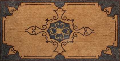 CR1240 Handmade Warm Floor Rug Carpet Art Tile  Mosaic