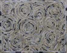 CR1244 Circular Floor Rug Mosaic