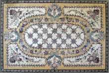 CR20 Colorful floral art carpet Mosaic