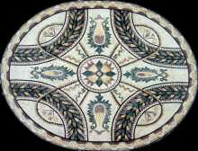 CR210 Artistic floral Mosaic