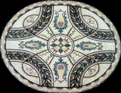 CR210 Artistic floral Mosaic