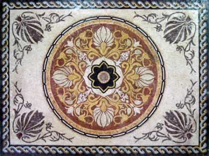 CR22 Decorative floral design Mosaic
