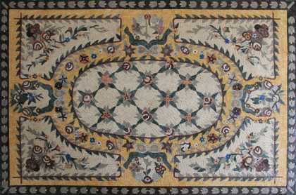 CR234 Exquisite Carpet Floral Design  Mosaic
