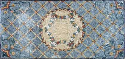 CR242 Beautiful Maze Roman  Mosaic