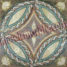 CR431 Artistic square  carpet Mosaic