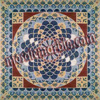 CR484 Arcs Circles Flower Geometrical  Mosaic