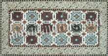 CR558 Oriental style floral carpet Mosaic