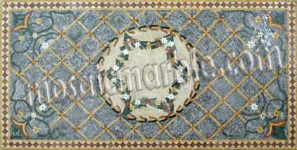 CR564 Roman floral  Mosaic